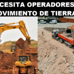 SE NECESITA OPERADORES PARA MOVIMIENTO DE TIERRAS