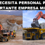 SE NECESITA PERSONAL PARA IMPORTANTE EMPRESA MINERA