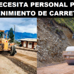SE NECESITA PERSONAL PARA MANTENIMIENTO DE CARRETERAS