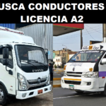 SE BUSCA CONDUCTORES CON LICENCIA A2