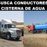 SE BUSCA CONDUCTORES DE CISTERNA DE AGUA