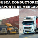 SE BUSCA CONDUCTORES DE TRANSPORTE DE MERCADERIA
