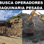 SE BUSCA OPERADORES DE MAQUINARIA PESADA