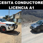 SE NECESITA CONDUCTORES CON LICENCIA A1