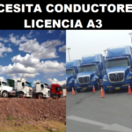 SE NECESITA CONDUCTORES CON LICENCIA A3