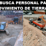 SE BUSCA PERSONAL PARA MOVIMIENTO DE TIERRAS