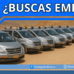 Convocatoria laboral para Choferes de minivan