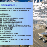 Oportunidad laboral para Operadores de maquinaria pesada para minera ARES