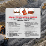 GRAN CONVOCATORIA MASIVA UNIDAD EL PORVENIR CERRO DE PASCO