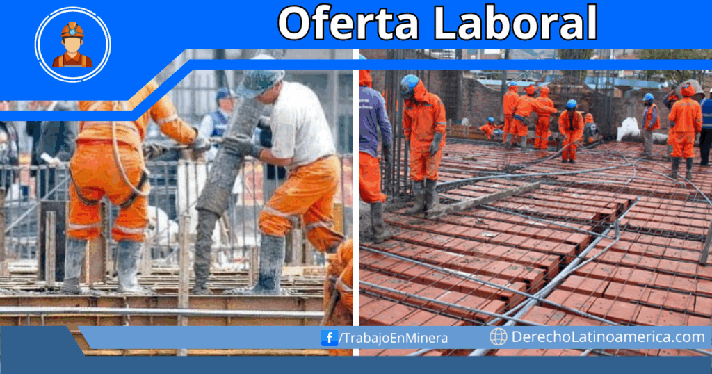 Maestro y ayudantes construcción