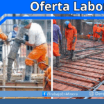 Maestro y ayudantes construcción