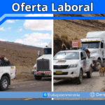 choferes para convoy minero