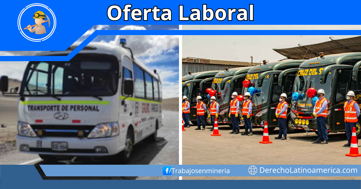 conductores para transporte de personal