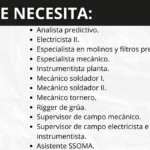 Convocatoria laboral para Unidad Minera Boroo