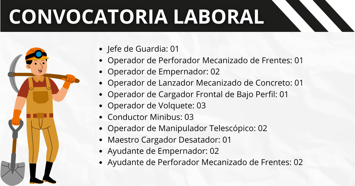 PERSONAL TÚNEL/ MINA RURAL