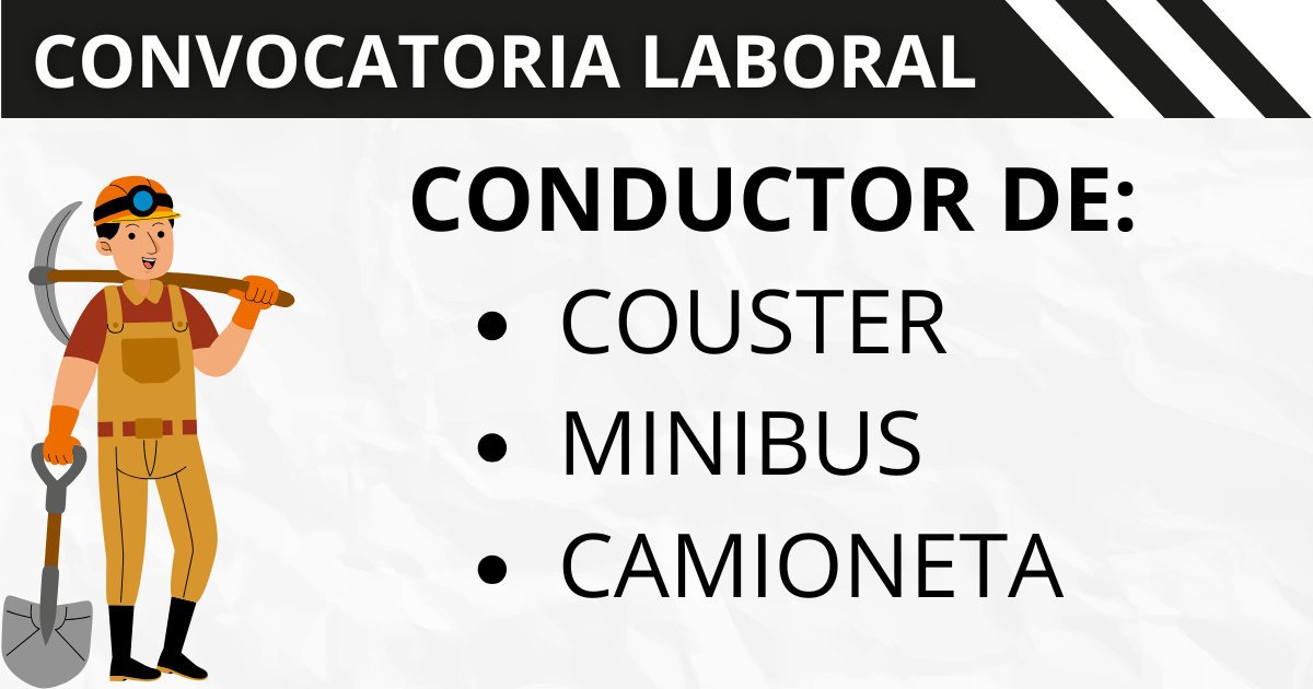 SE BUSCA CONDUCTORES