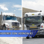 choferes con licencia A3