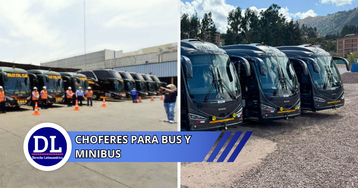 choferes para Bus y Minibus