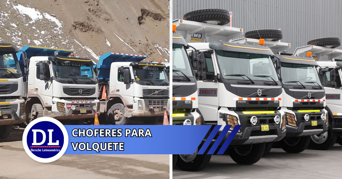 choferes para volquete