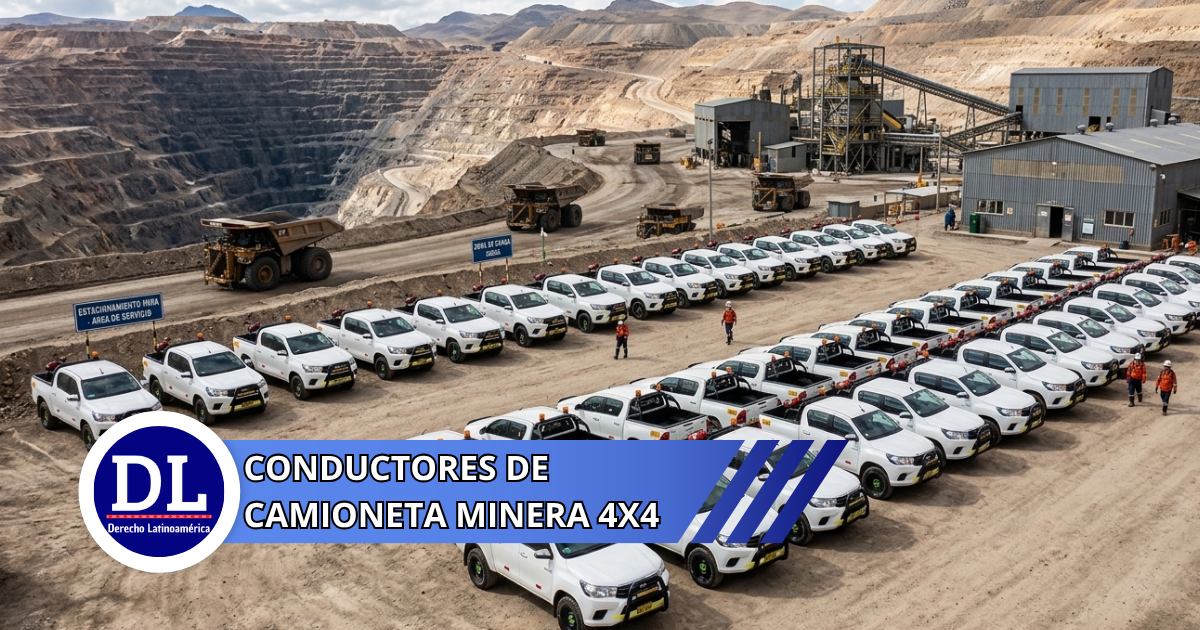Conductores de camioneta minera 4x4