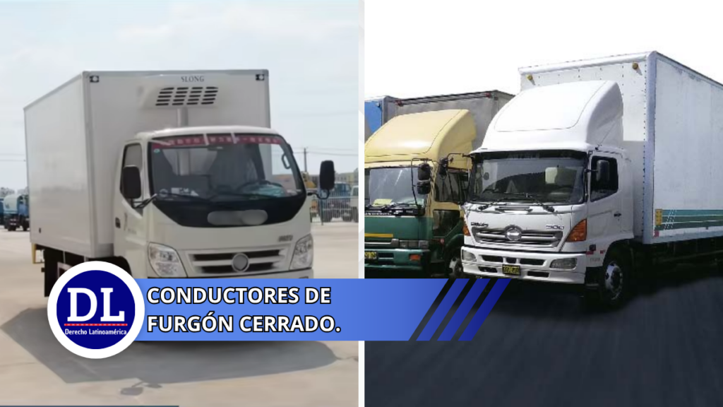 Conductores de furgón cerrado