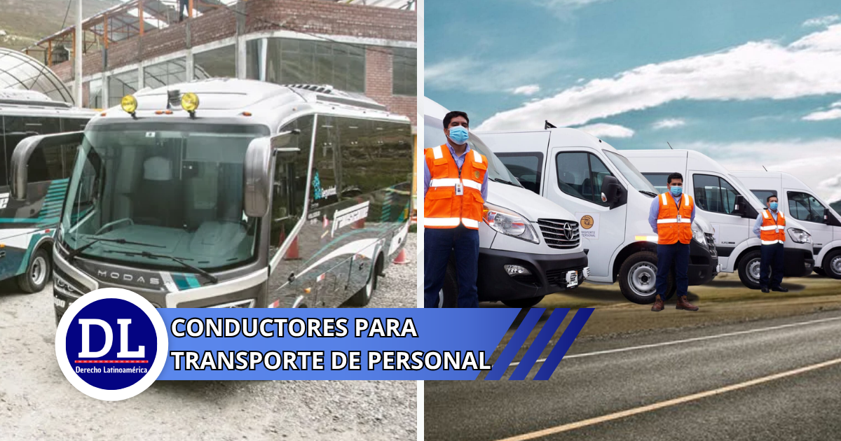 Conductores para transporte de personal