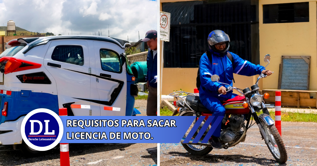 Requisitos para sacar licencia de moto