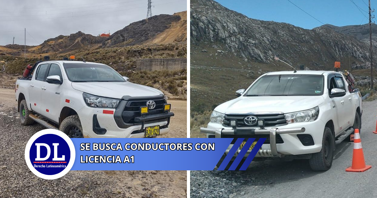 Se busca Conductores con licencia A1