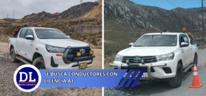 Se busca Conductores con licencia A1