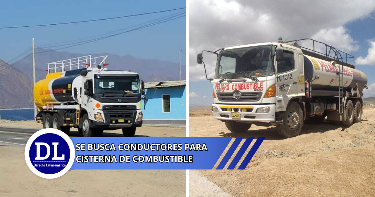Se busca Conductores para cisterna de combustible