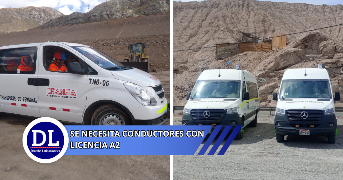 Se necesita Conductores con licencia A2