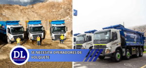Se necesita Operadores de volquete