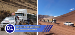 Se solicita Conductores para convoy minero