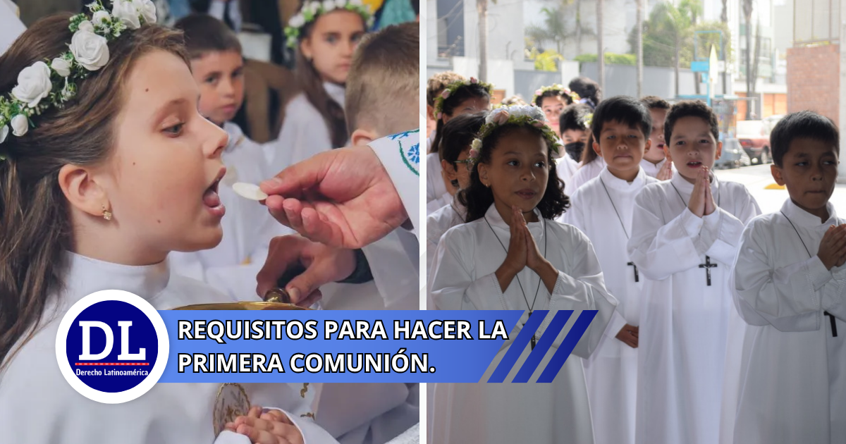 requisitos para hacer la Primera Comunión