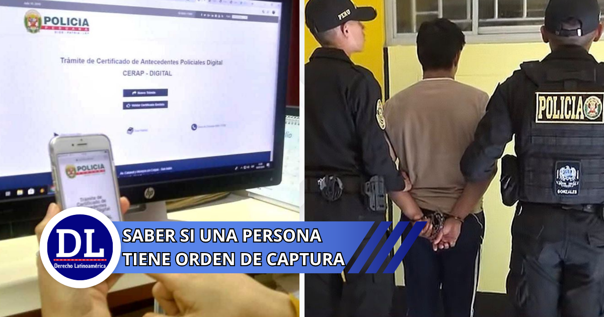 saber si una persona tiene orden de captura