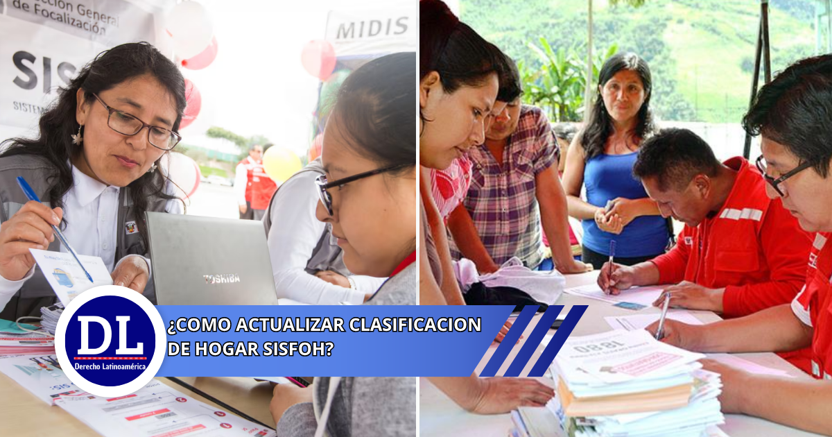 ¿Como actualizar clasificacion de hogar en SISFOH?