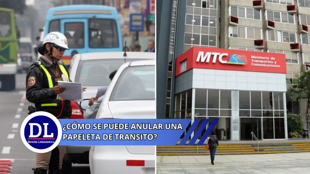 ¿Cómo se puede anular una papeleta de transito?