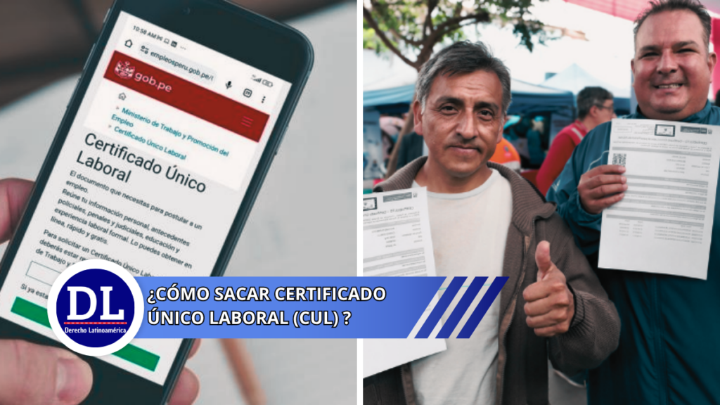 sacar Certificado Único Laboral (CUL) completamente gratis