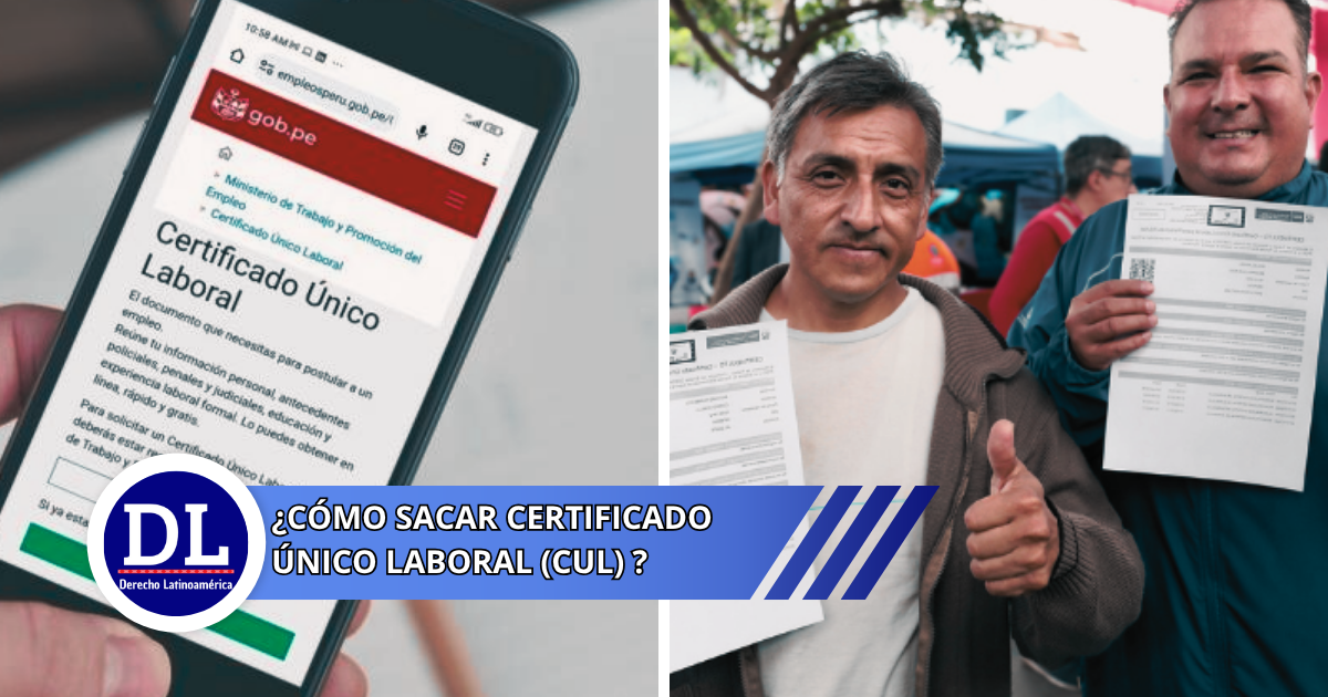 sacar Certificado Único Laboral (CUL) completamente gratis