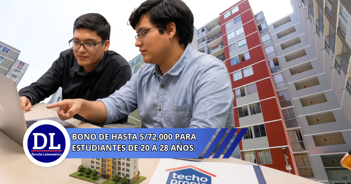 Bono de hasta 72k para estudiantes de 20 a 28 años