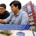 Bono de hasta 72k para estudiantes de 20 a 28 años