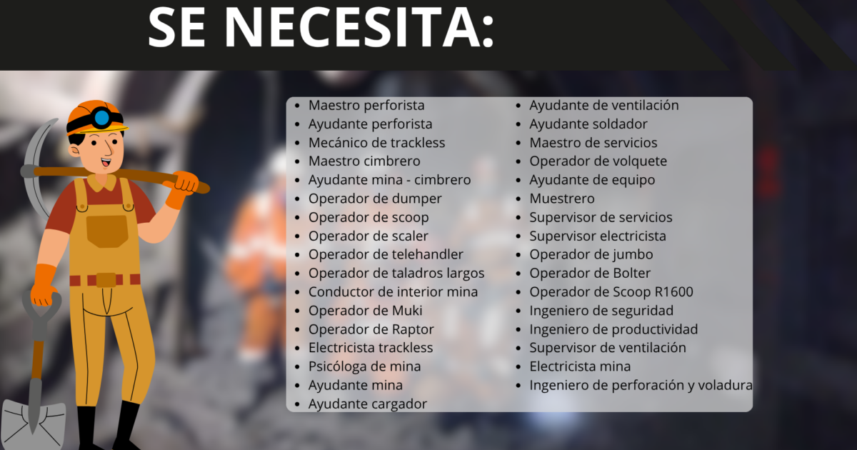 PEGAMA INGENIEROS REQUIERE PERSONAL