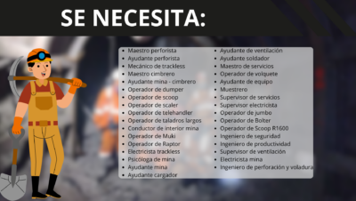 PEGAMA INGENIEROS REQUIERE PERSONAL