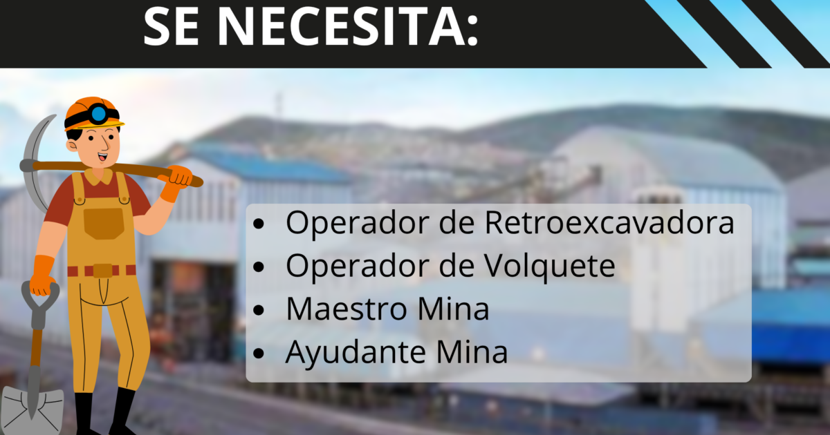 PERSONAL PARA UNIDAD MINERA EL BROCAL