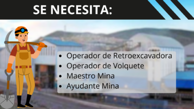 PERSONAL PARA UNIDAD MINERA EL BROCAL