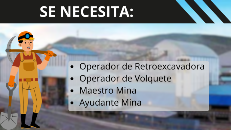 PERSONAL PARA UNIDAD MINERA EL BROCAL