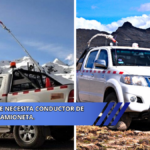 SE NECESITA CONDUCTOR DE CAMIONETA
