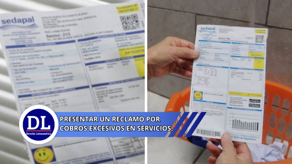 presentar un reclamo por cobros excesivos en servicios