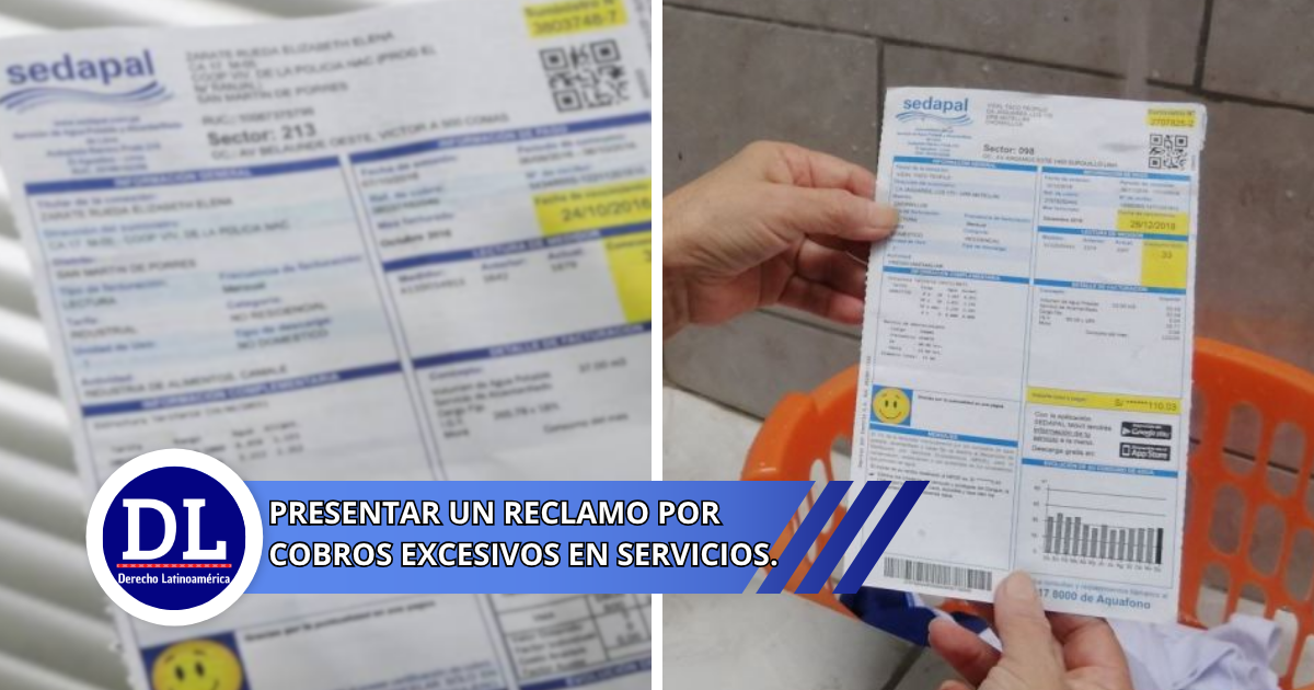 presentar un reclamo por cobros excesivos en servicios