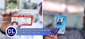 requisitos para sacar el Carnet de Sanidad